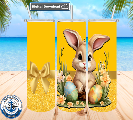 Bundle of 3 adorable Easter designs for 20oz tumblers digital downloads png files 300dpi